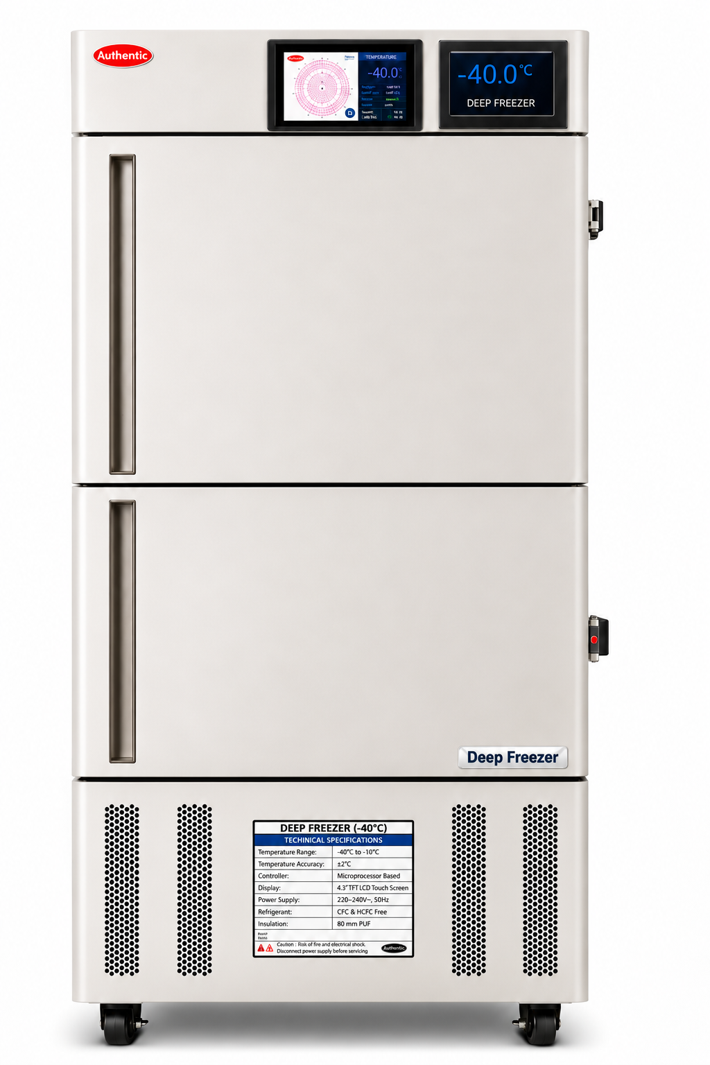 Deep Freezer (-40°C) / Plasma Storage Cabinet Double Door